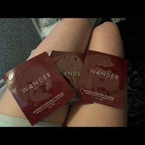 Wander beauty baggage claim gold eye masks